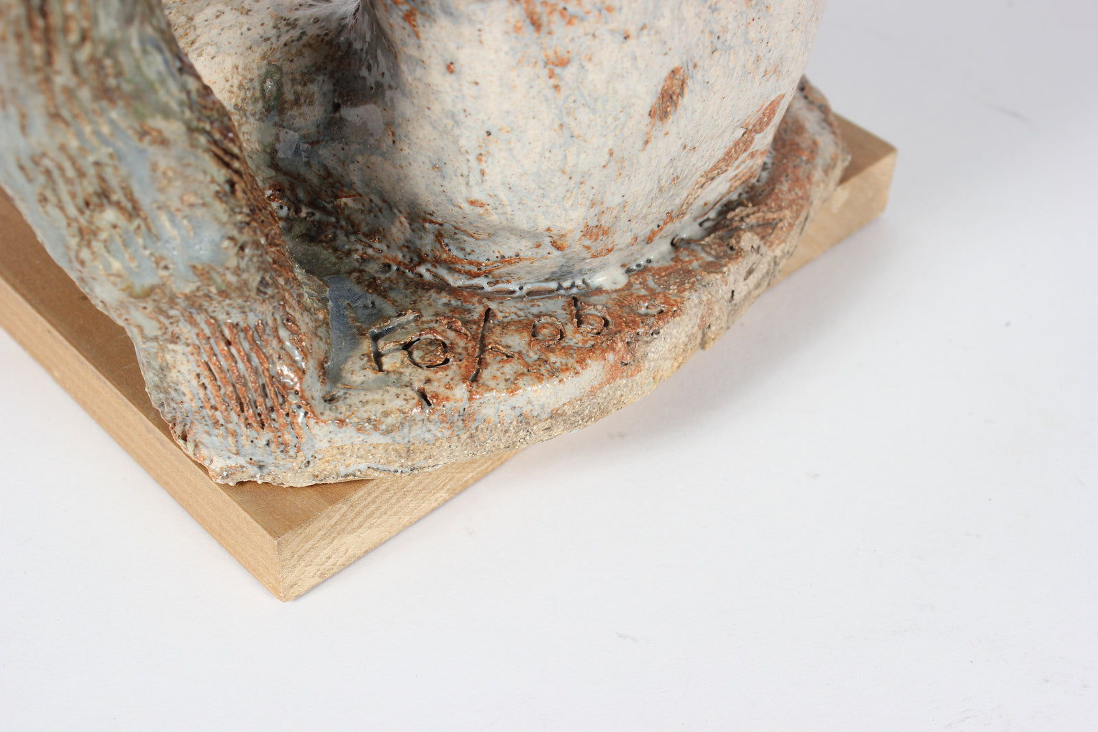 Arching Woman<br>2006 Clay on Wood<br><br>#20245