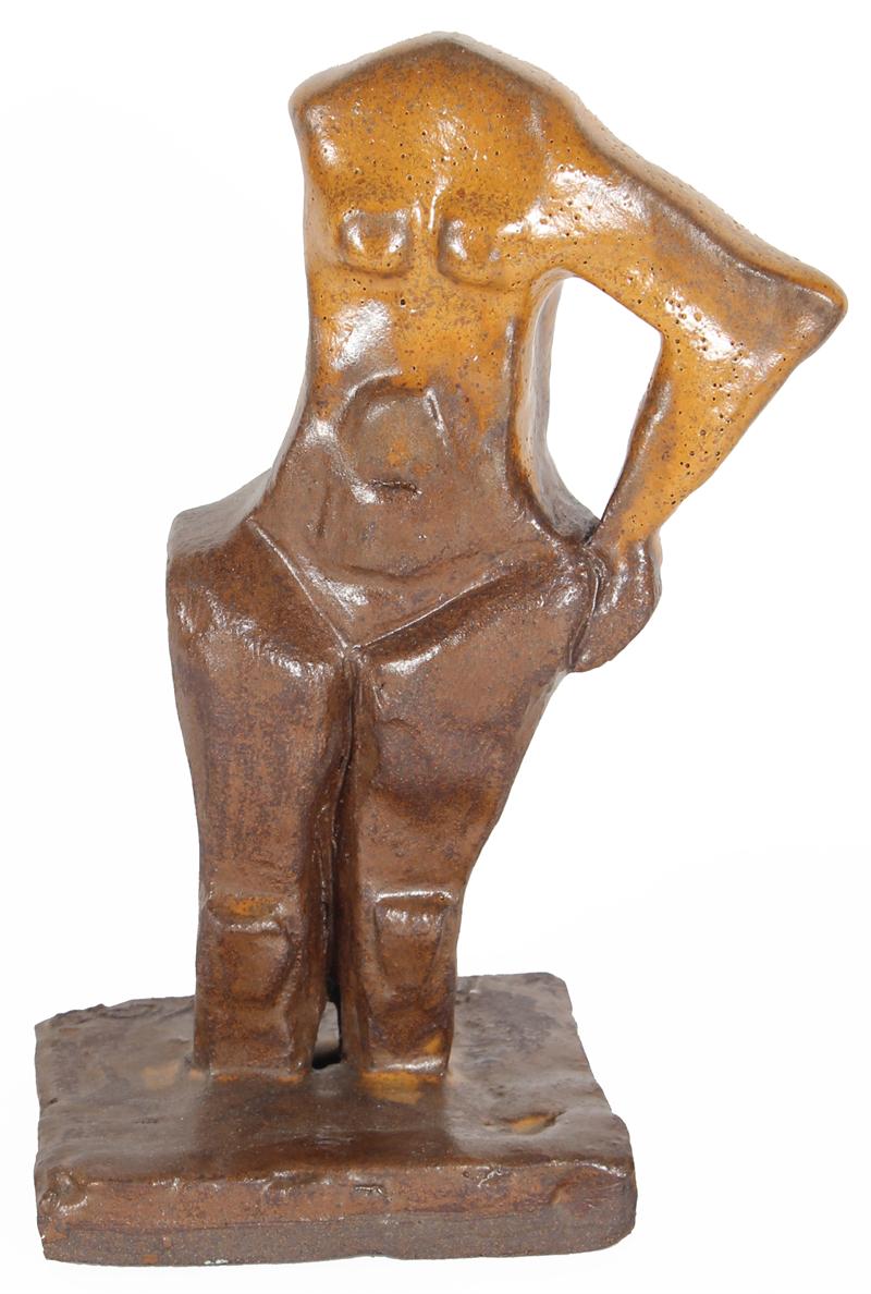 Abstracted Female Nude<br>2000 Clay Sculpture<br><br>#20275