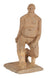 Male Nude in Motion<br>Unglazed Clay, 2007<br><br>#20284