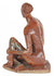 Seated Nude in Orange<br>2001 Clay Sculpture<br><br>#20290