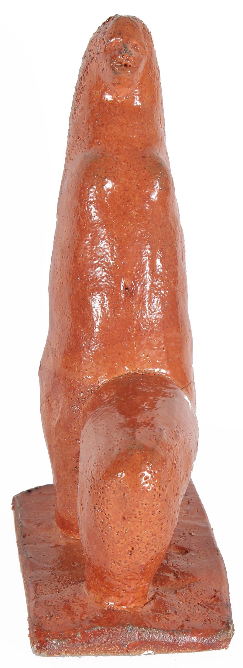 Modernist Orange Form<br>Clay, 2000<br><br>#20294