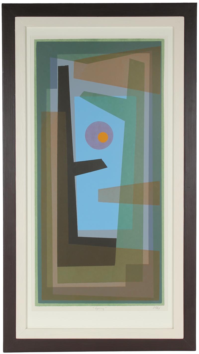 <i>Spring</i><br>1960s Geometric Serigraph<br><br>#19449