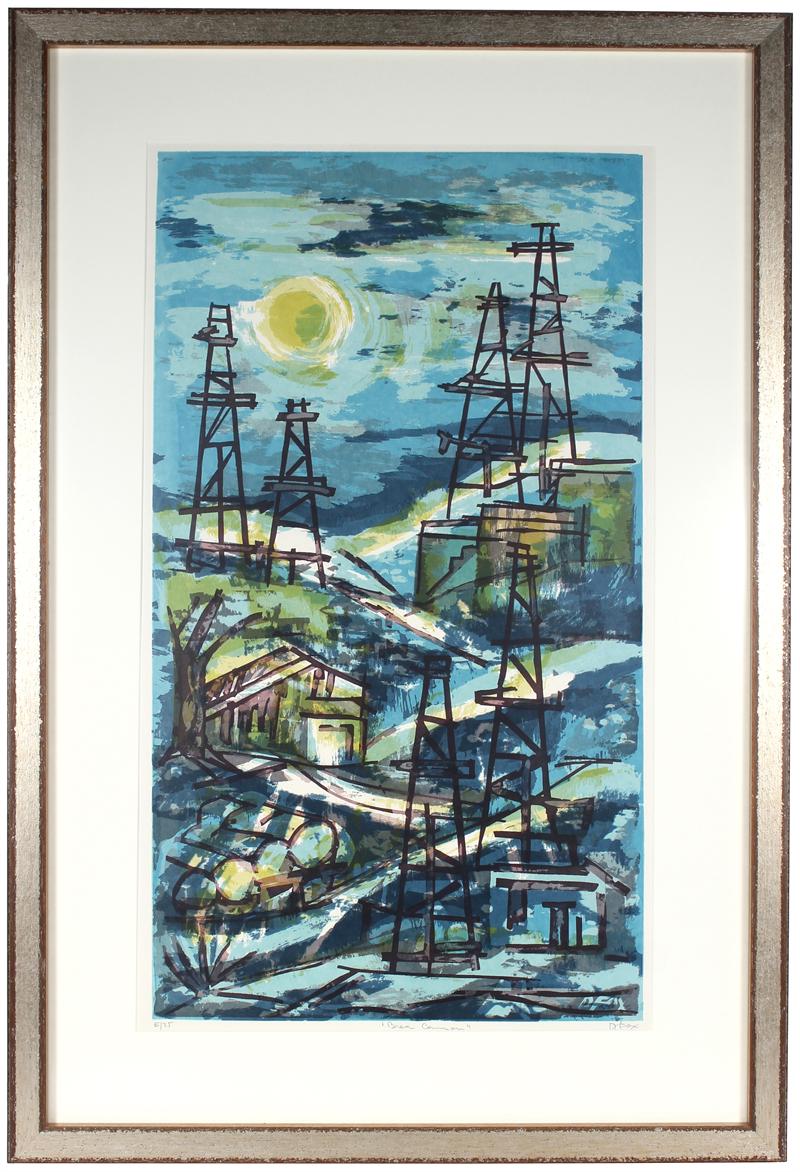 <i>Brea Canyon</i><br>1960s Serigraph<br><br>#19484