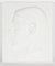 White Relief Portrait Of Head<br><br>#10919