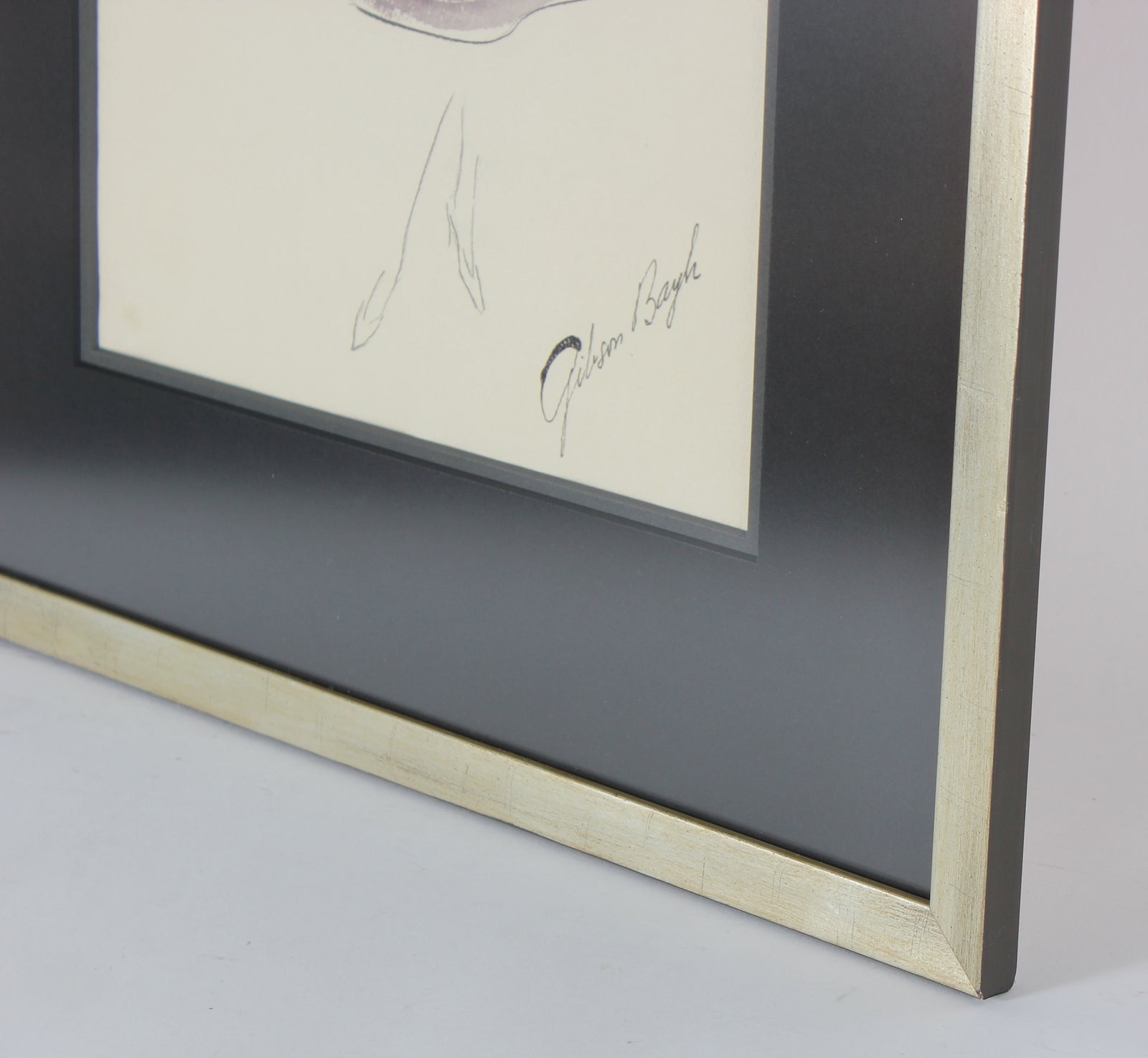 Patterned Bell Skirt in Purple<br> Gouache & Ink Fashion Illustration<br><br>#26180