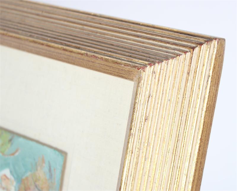 <i>Old Odessa</i><br>1963 Oil Winter Scene<br>Michail Cherni<br><br>#18152