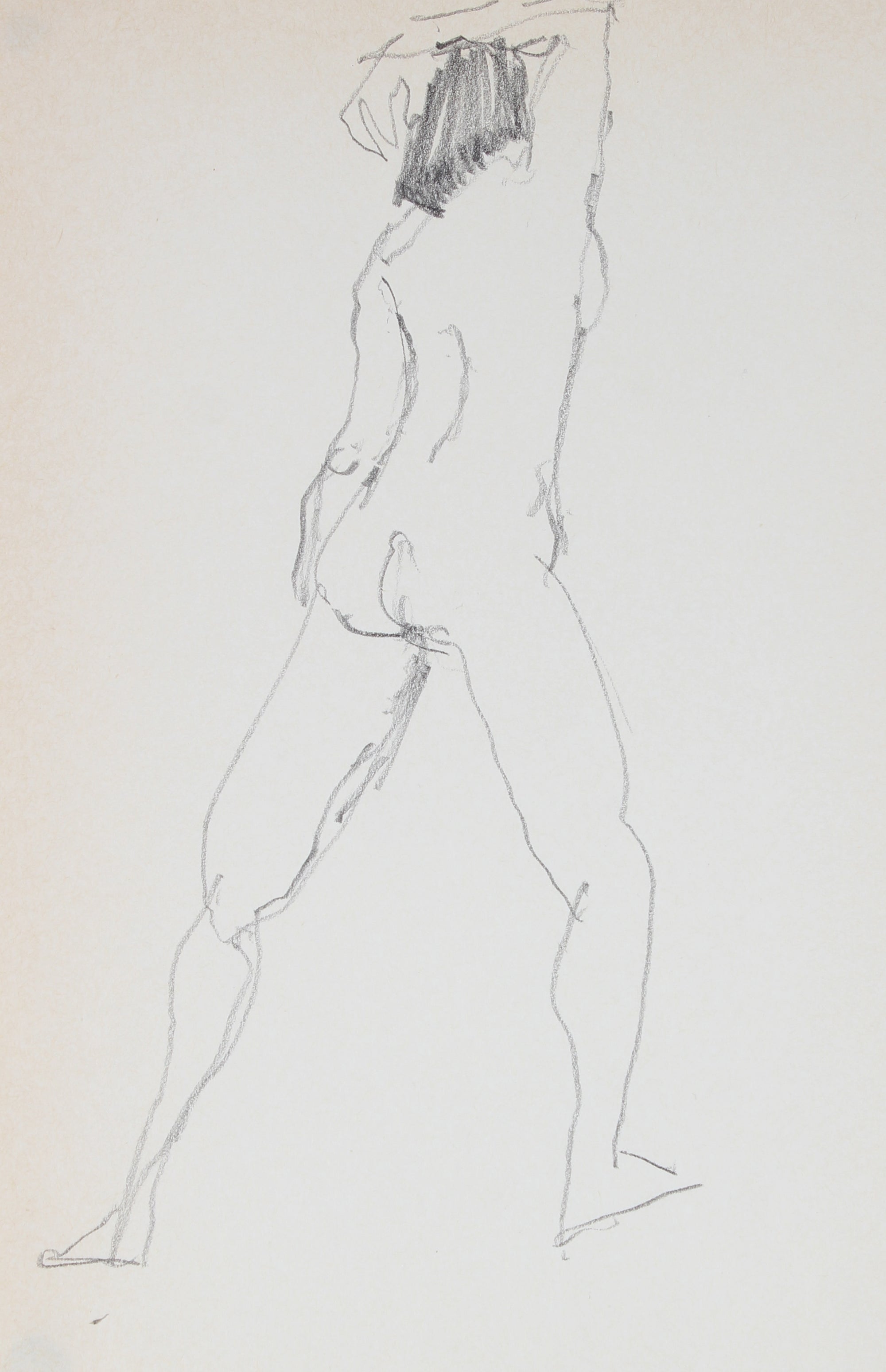 Standing Nude Drawing <br>1989 Graphite <br><br>#30026