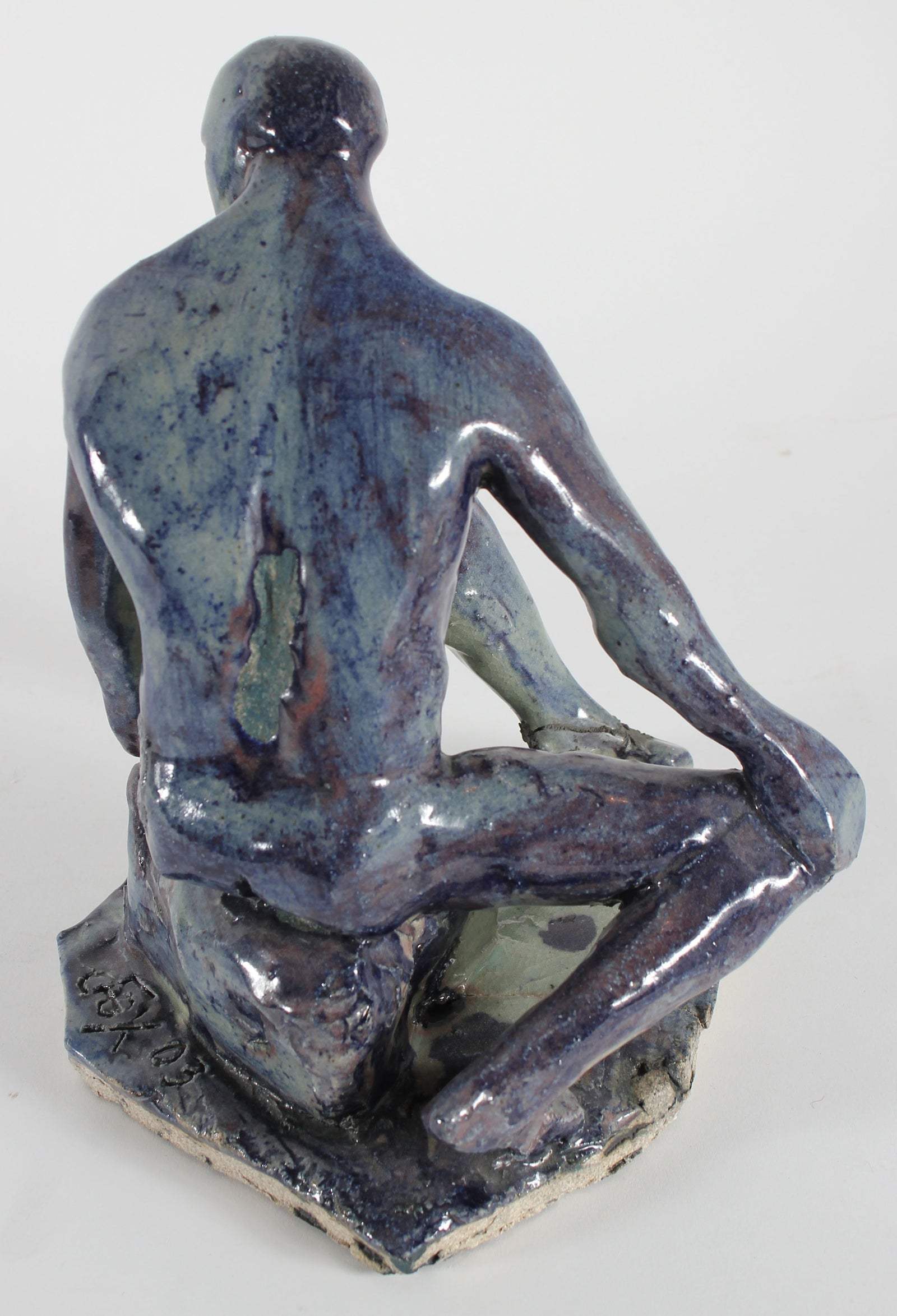 Blue Man Nude<br>2003 Ceramic<br><br>#31993