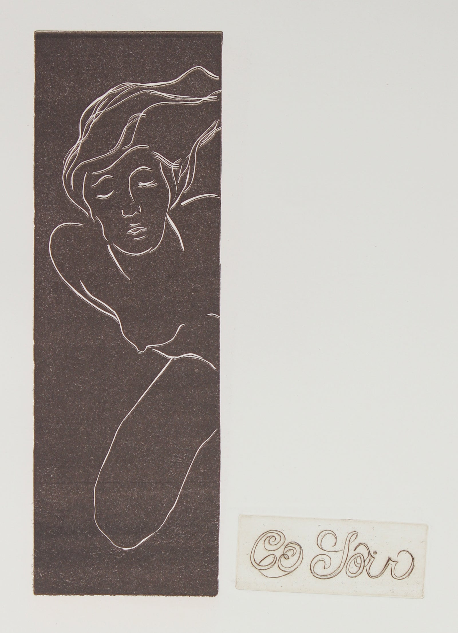 <i>Ce Soir</i><br>Woodcut & Etching 1960-70s<br><br>#2243