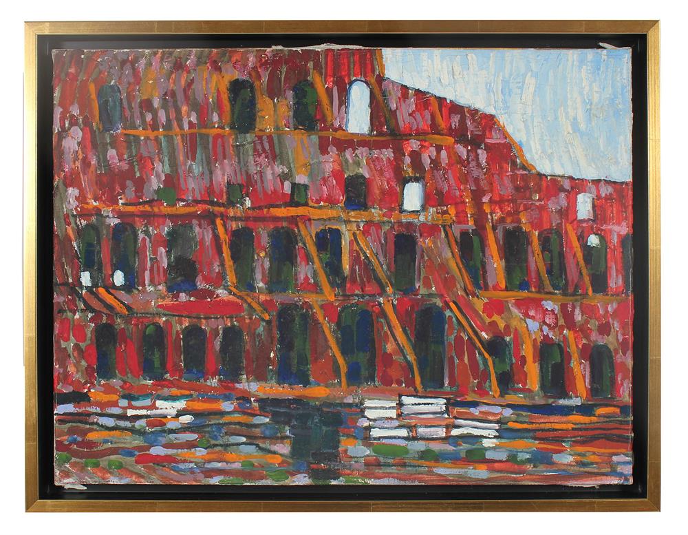 <i>The Colosseum, Rome</i><br>1971 Oil<br><br>#31666