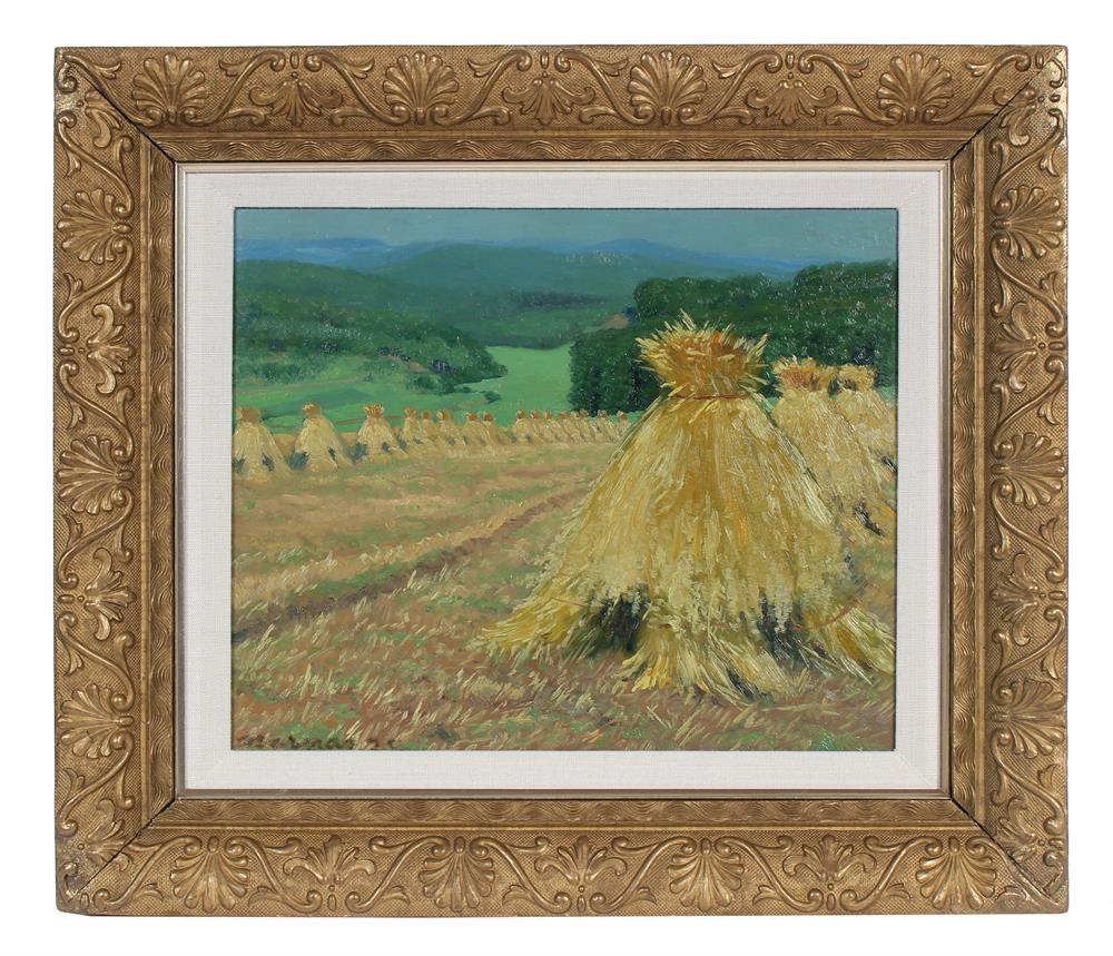 <i>Oat Harvest</i><br>1925 Oil<br><br>#93592