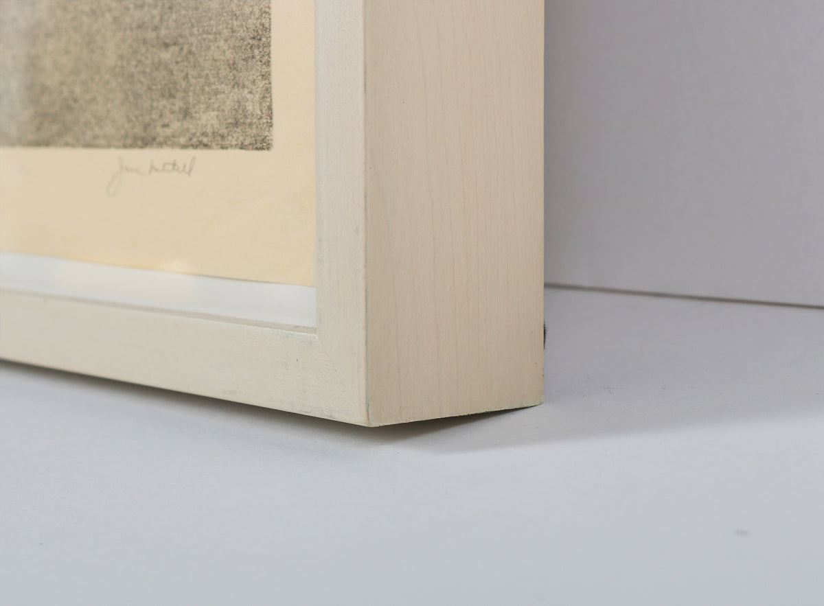 Monochrome Geometric Figure Trio <br>1970s Monotype <br><br>#A9733