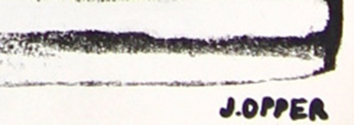 Forms in Abstraction<br>1940-50s Stone Lithograph<br><br>#38914