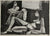 Two Seated Women<br>1940-50s Stone Lithograph <br><br>#38934