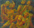 <i>Sky Watchers</i><br>1947 Expressionist Oil<br><br>#13926