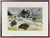Expressionist Coastal Scene<br>1950-60s Watercolor<br><br>#4618