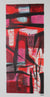 Bold & Graphic Red Forms<br>1940-50s Stone Lithograph<br><br>#40715