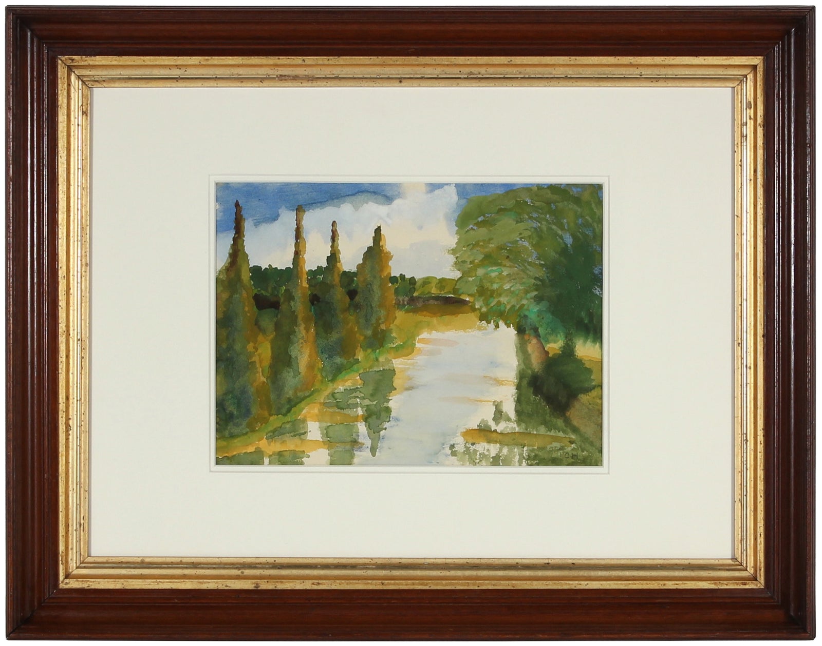 Charles Hutson Drawing & Watercolor - Lost Art Salon