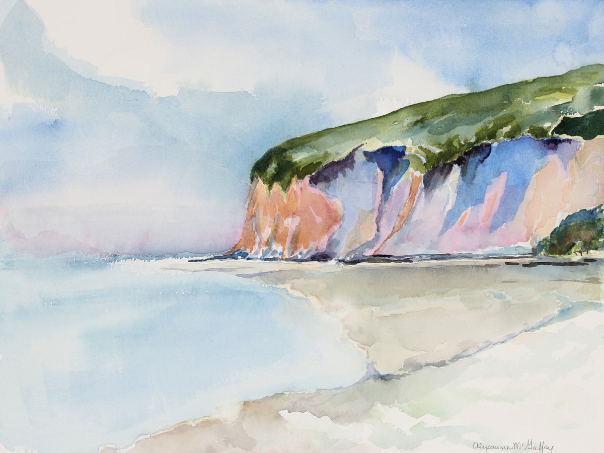 &lt;i&gt;Drake&#39;s Beach&lt;/i&gt;, Marin, CA &lt;br&gt;20th Century Watercolor &lt;br&gt;&lt;br&gt;#43861