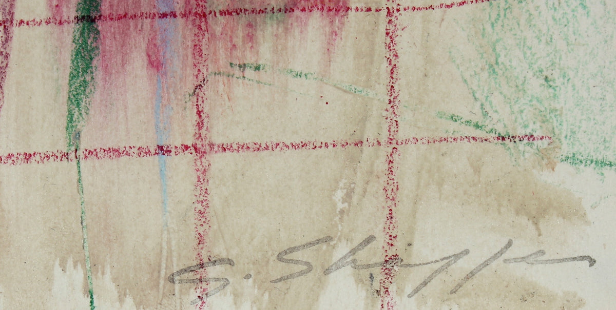 Grid & Circle<br>1970s Pastel<br><br>#8262