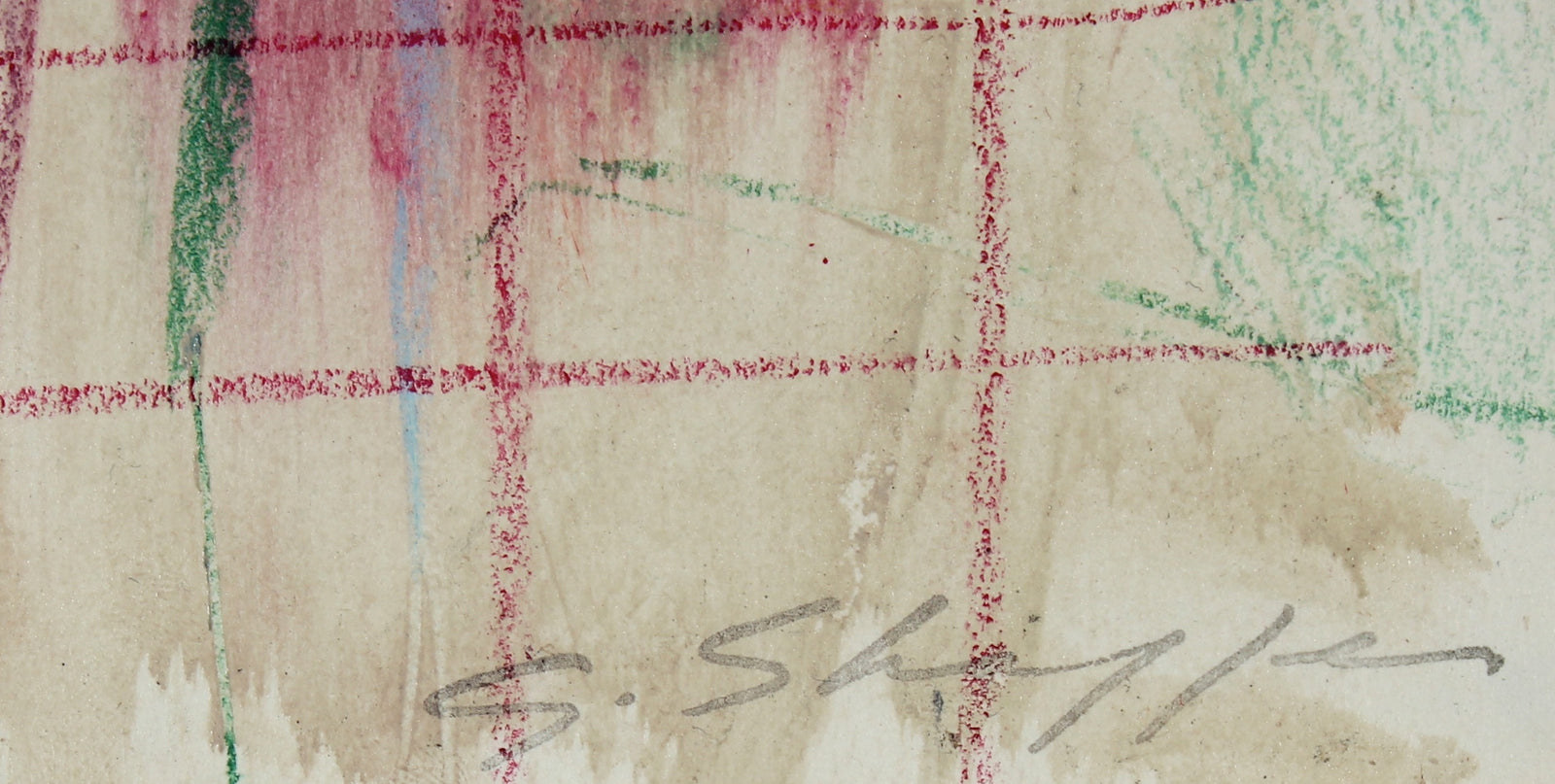 Grid & Circle<br>1970s Pastel<br><br>#8262