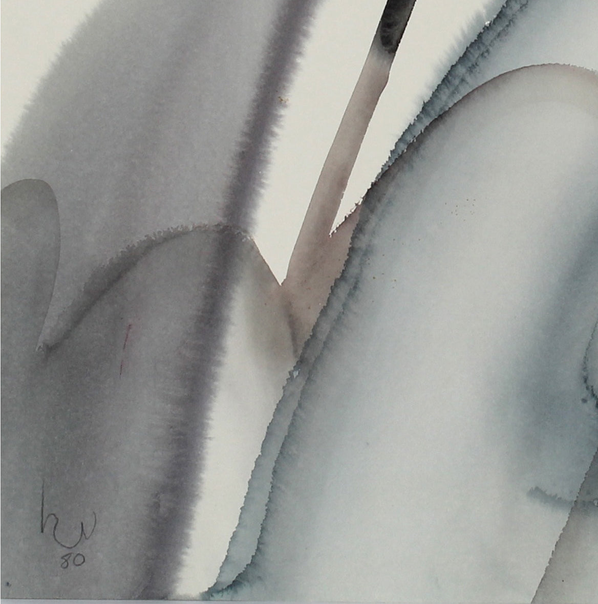 Abstracted Watercolor Forms <br>May 1980 <br><br>#47243