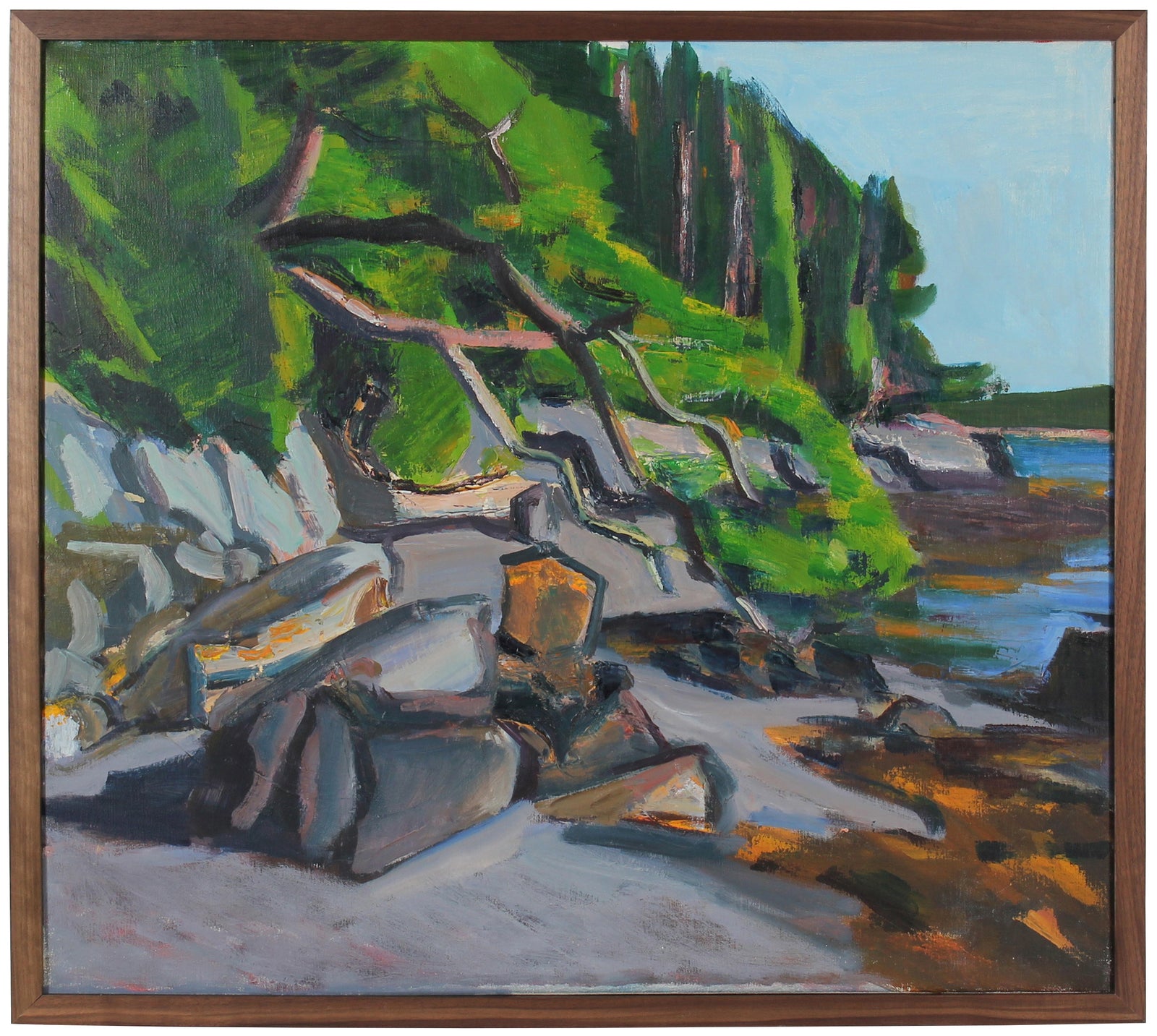<i>Islesboro, Maine</i> <br>1988-99 Oil Coastal Landscape <br><br>#47647