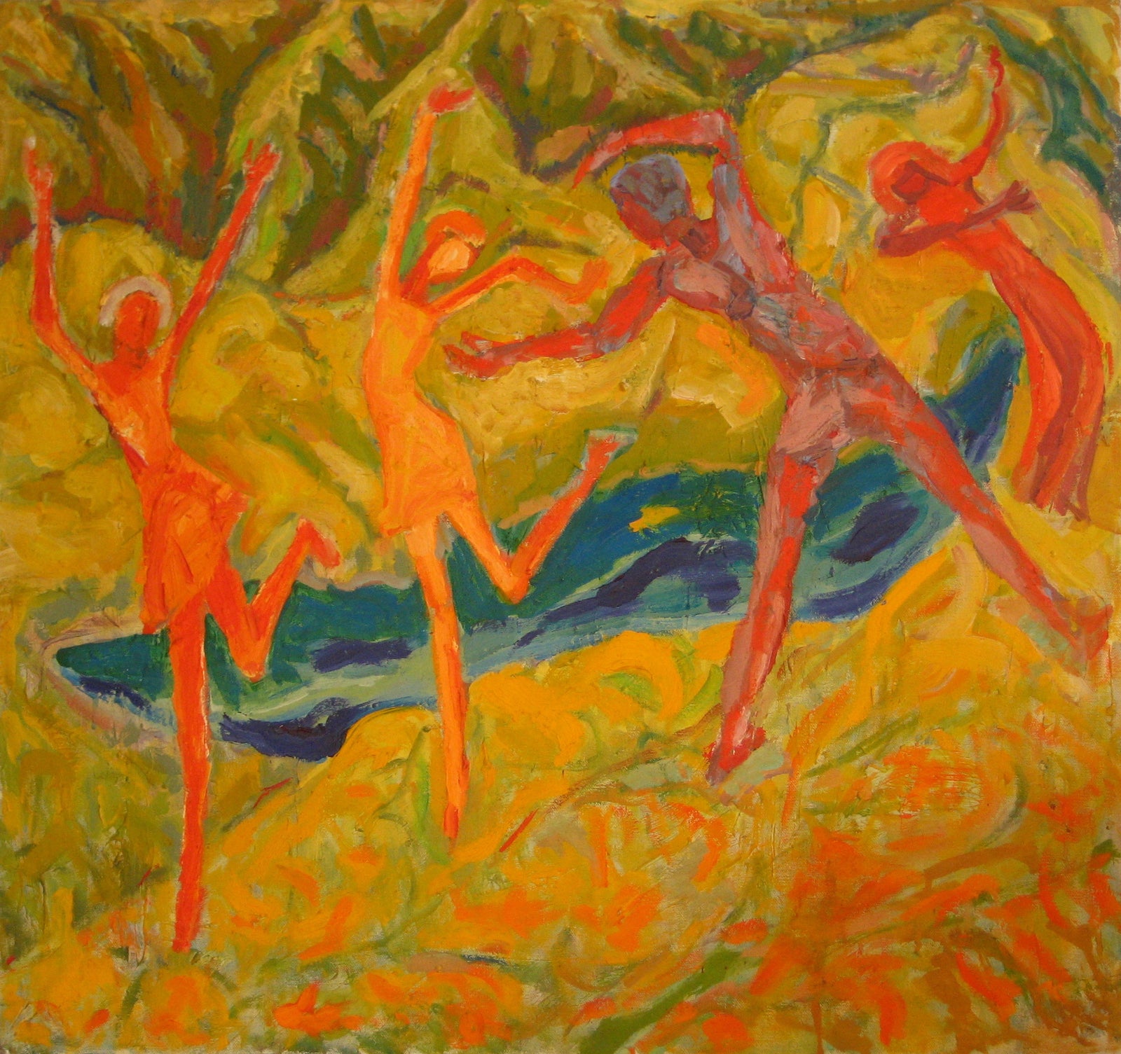 <i>Dance</i><br>Mid Century Oil<br><br>#4859