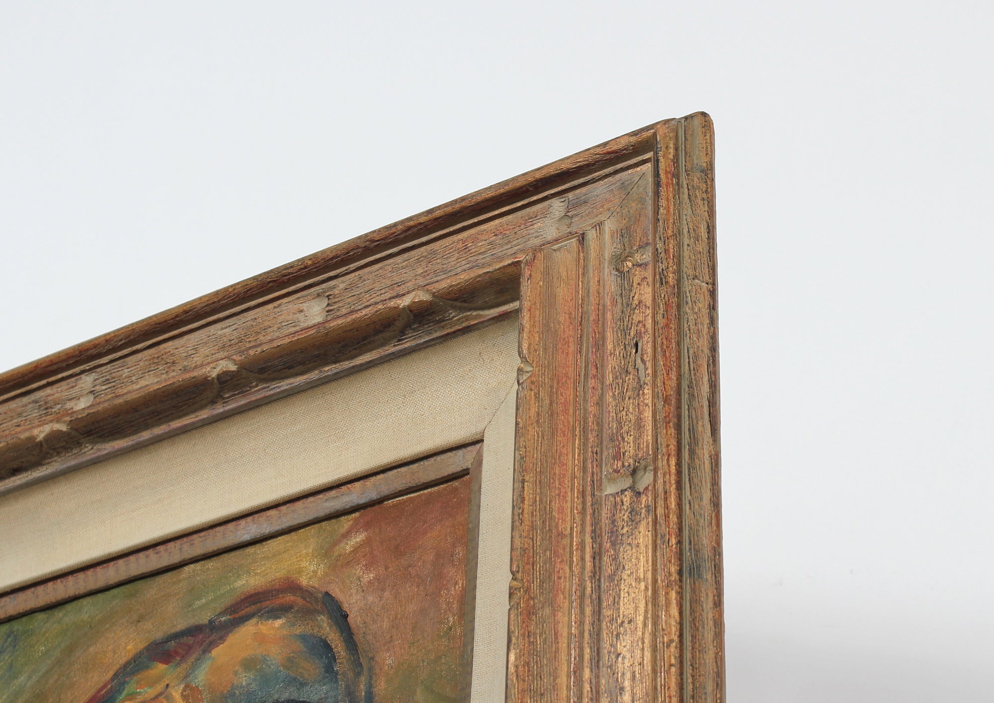 Portrait of Artist Ethel Weiner<br>Mid Century Oil<br><br>#49221