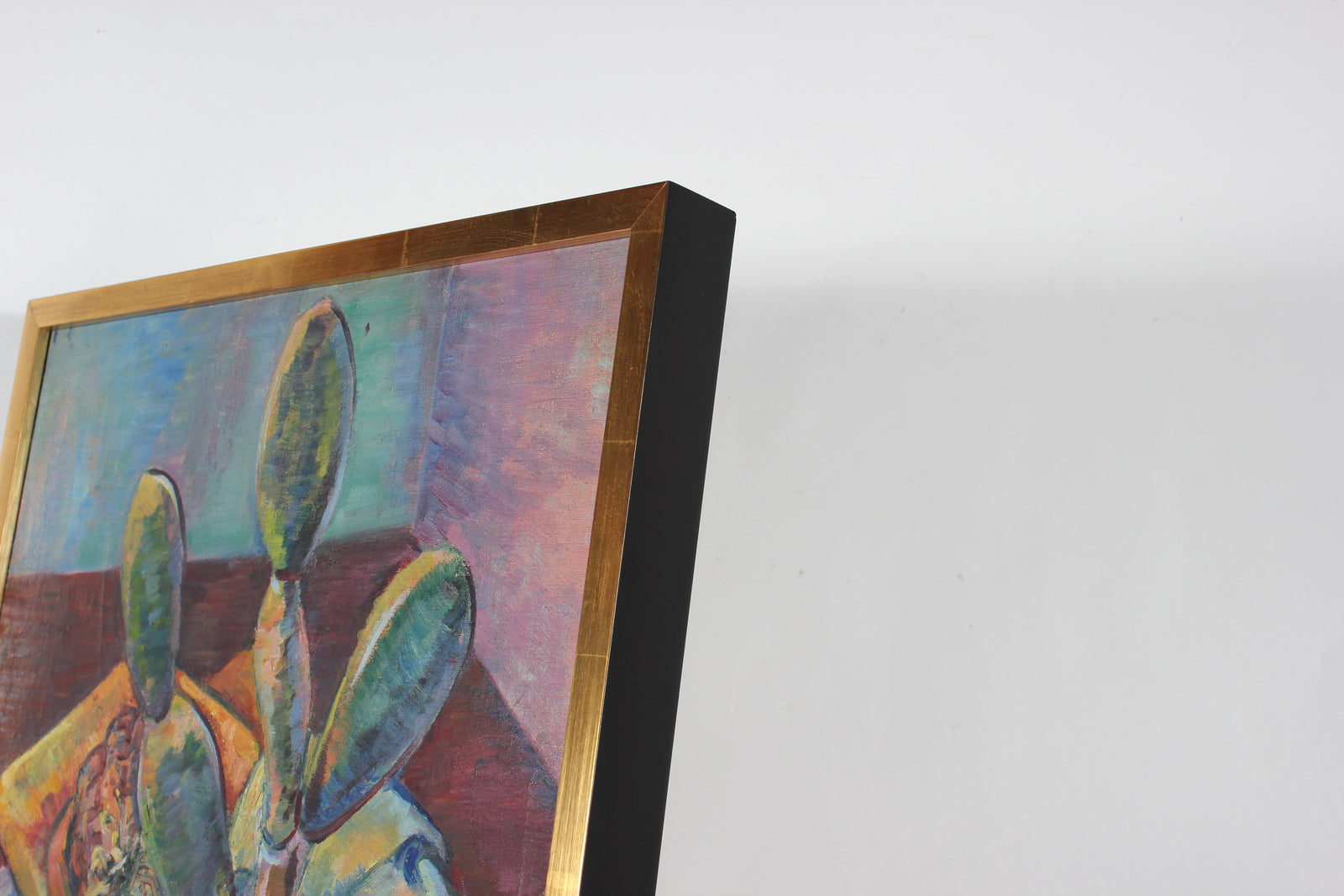 Modernist Cactus<br>Mid Century Oil<br><br>#49491