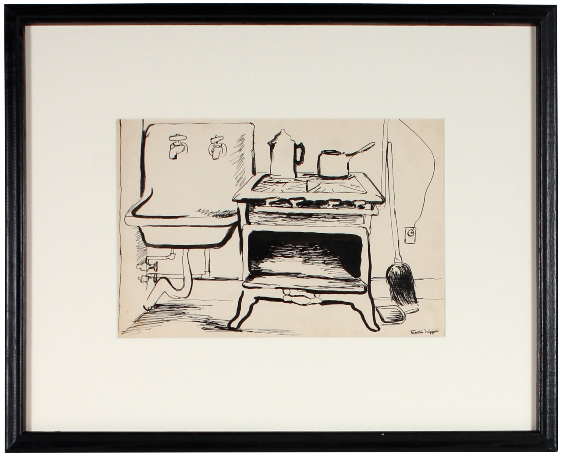 <i>Stove & Sink</i><br>Mid Century Ink<br><br>#49796