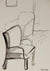 Interior Scene with Chairs<br>Mid Century Ink<br><br>#49827
