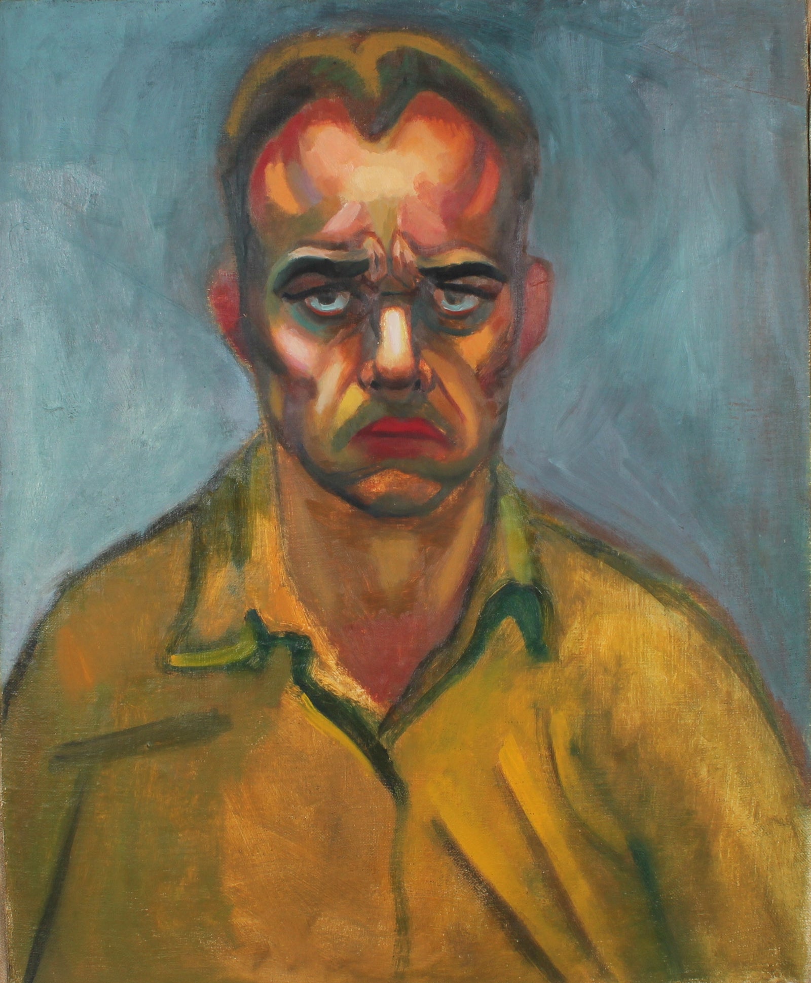 Artist Self Portrait <br>1930s Oil <br><br>#50211