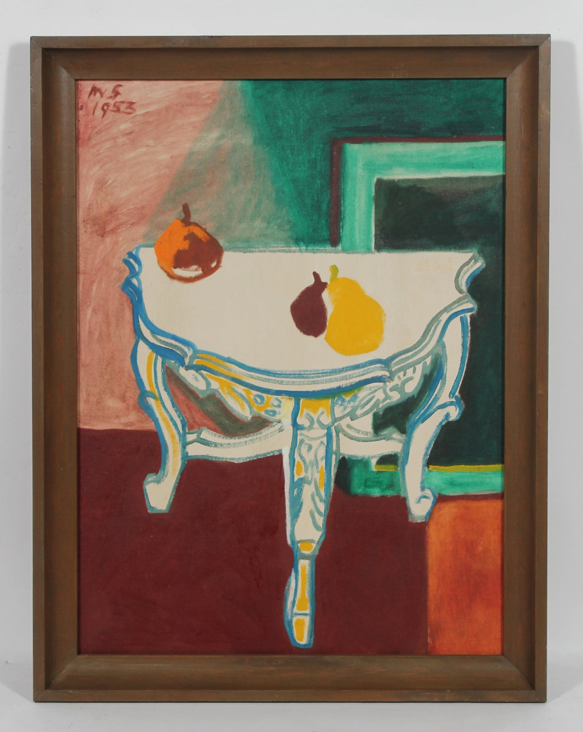 Cubist Tabletop Still Life&lt;br&gt;1953 Oil&lt;br&gt;&lt;br&gt;#50620