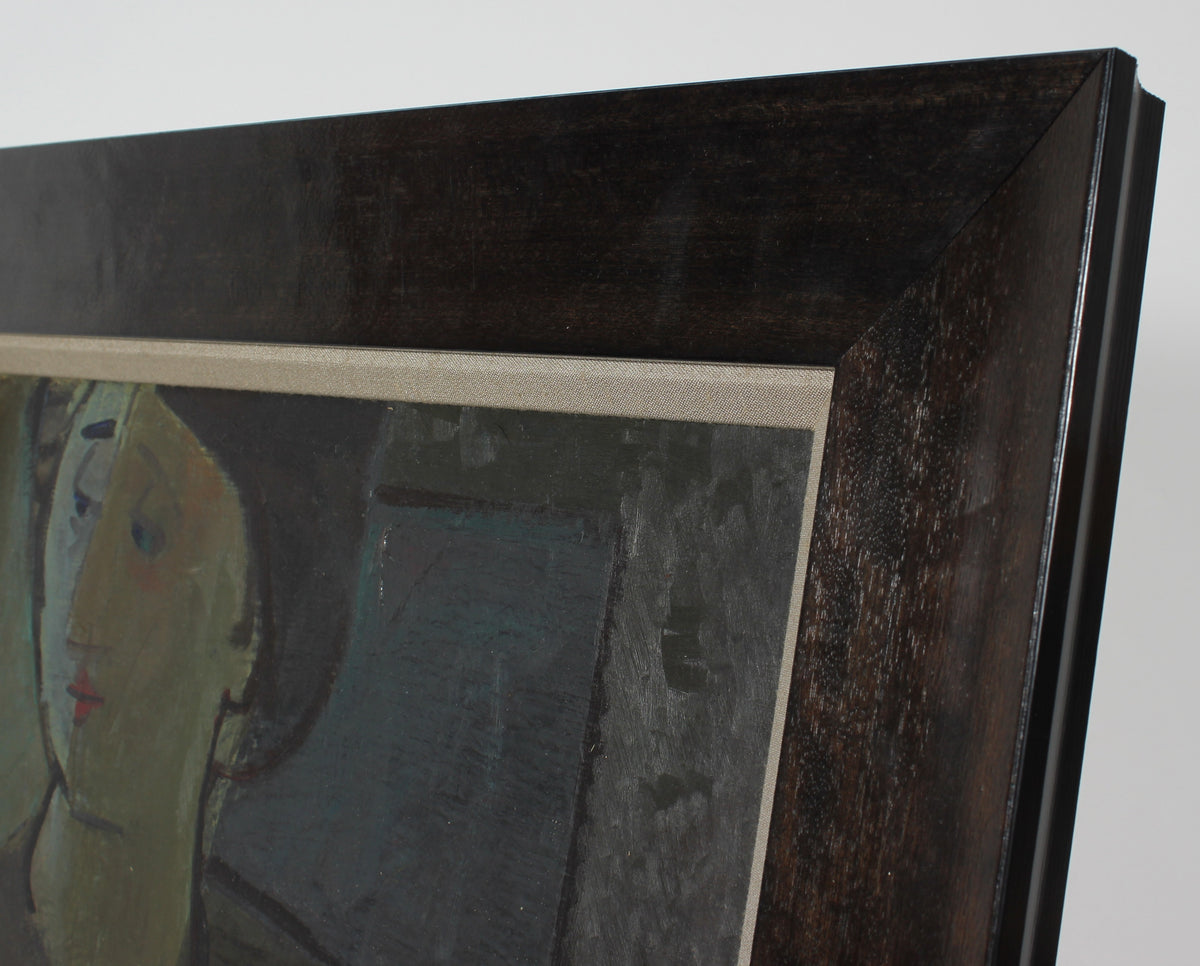 Moody Portrait of a Woman<br>1930s Oil<br><br>#50815