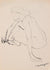 Nude Female Figure Drawing<br> Mid 20th Century Graphite<br><br>#A5086