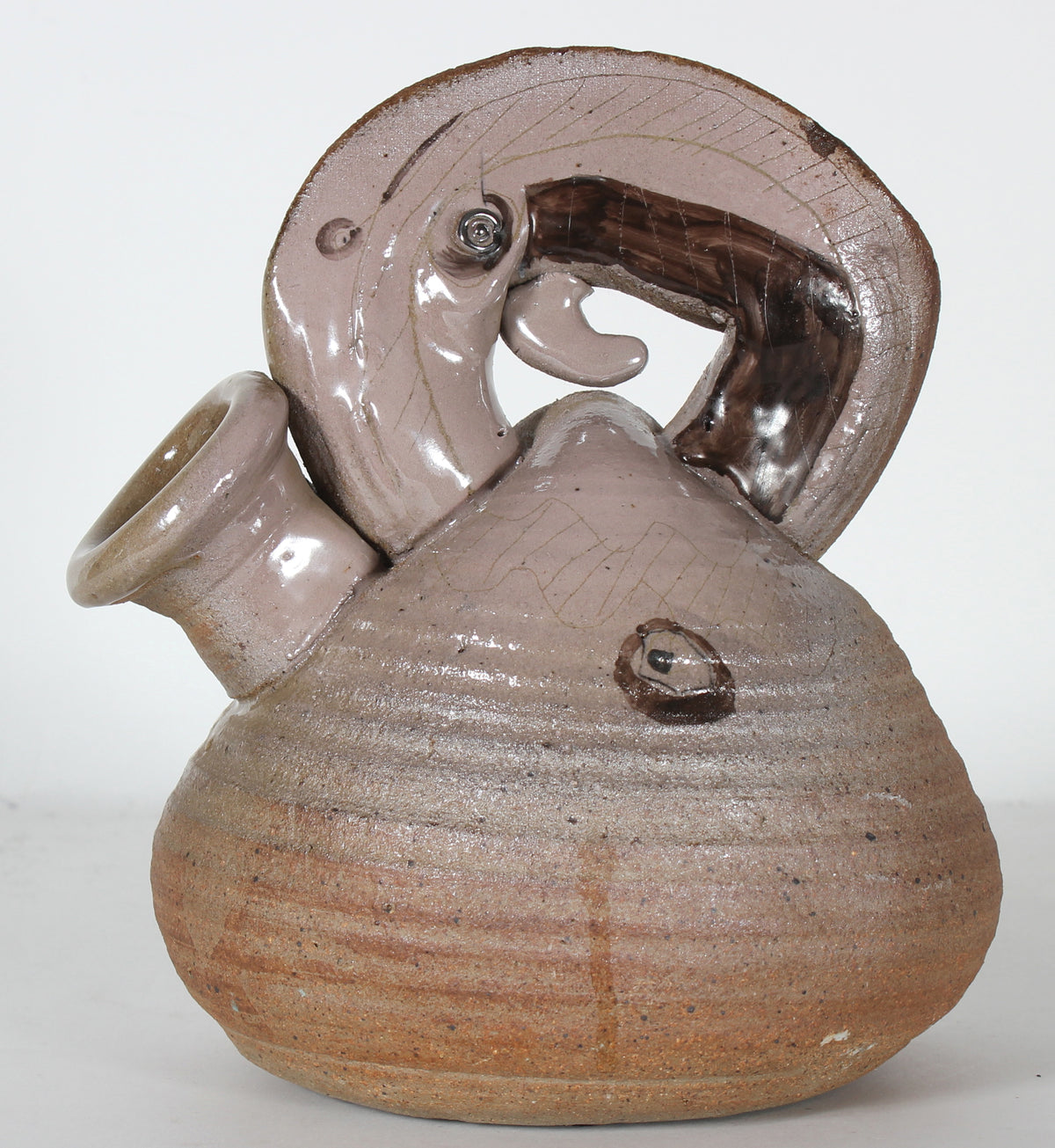 Abstracted Ceramic Tea Kettle &lt;br&gt;20th Century &lt;br&gt;&lt;br&gt;#51392