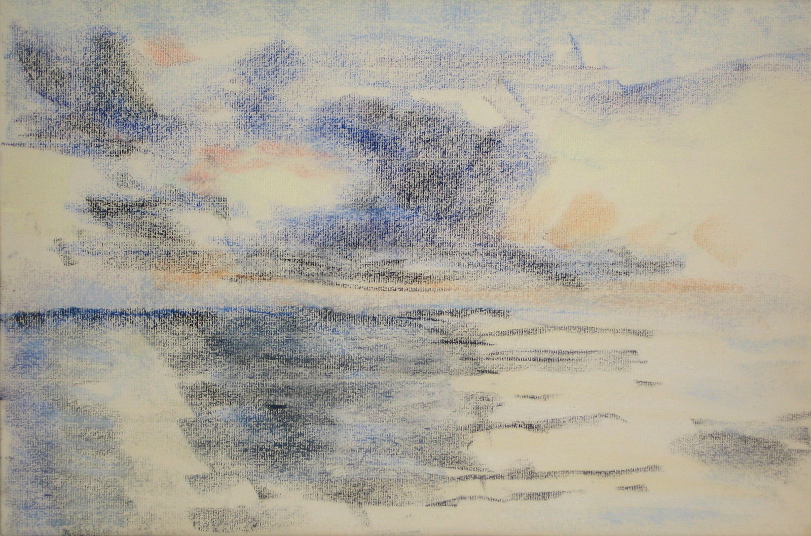 Abstracted Pastel Seascape<br>1966<br><br>#15166