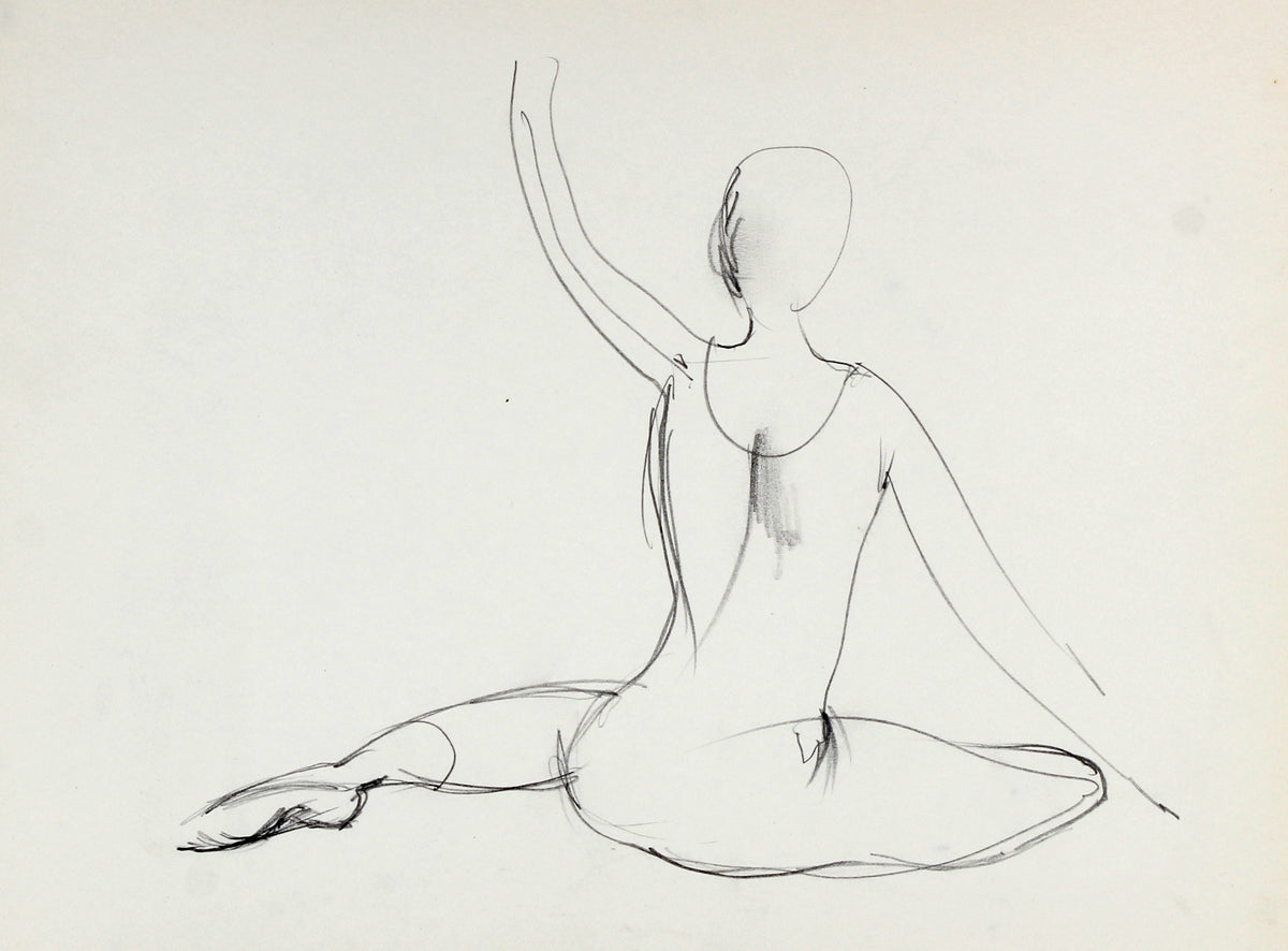 Dancer Stretching&lt;br&gt;1974 Graphite&lt;br&gt;&lt;br&gt;#51695