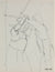 Fencing Pair in Motion<br>1966 Ink<br><br>#52158