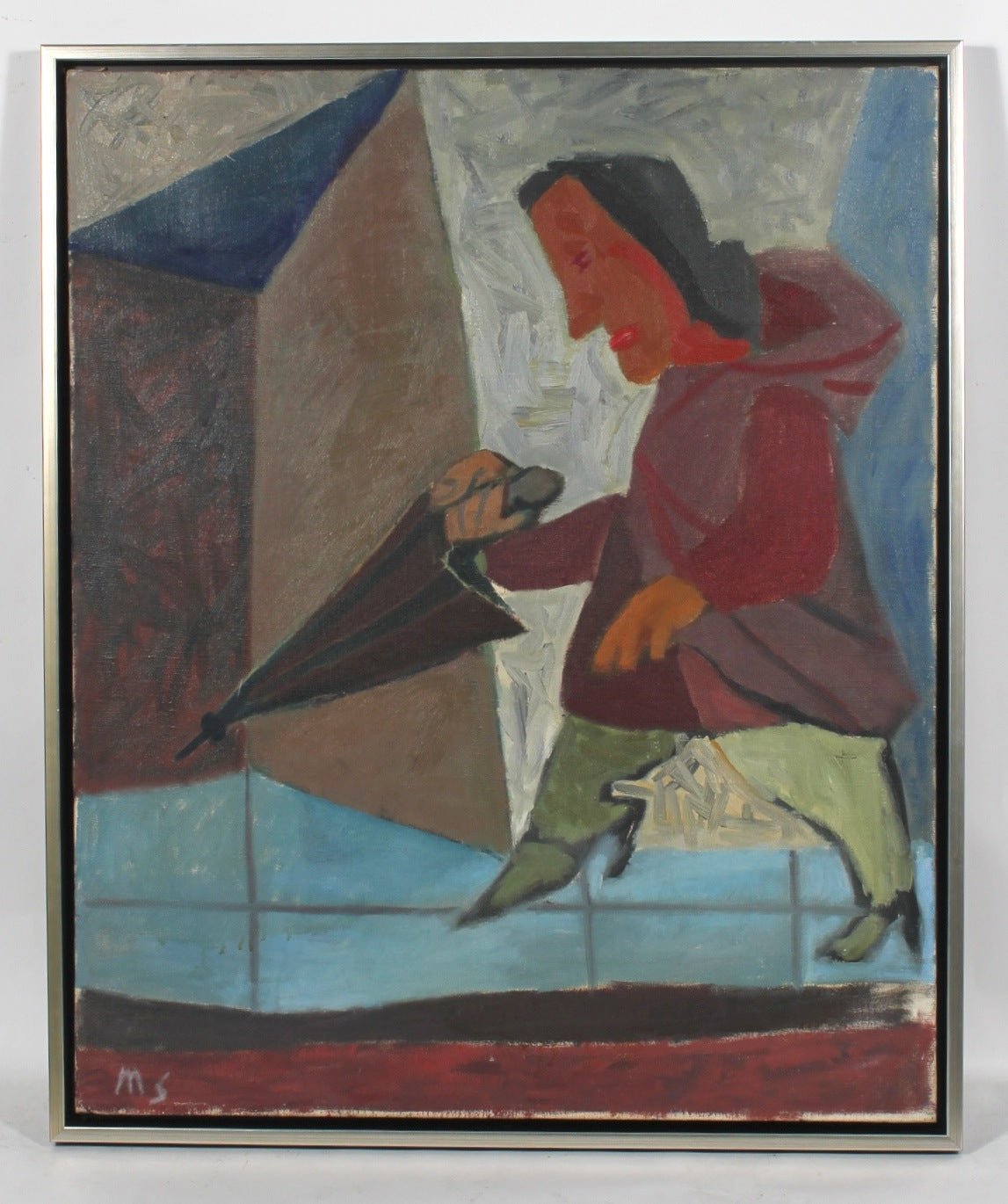 <i>The Umbrella</i><br>1949 Oil<br><br>#52243