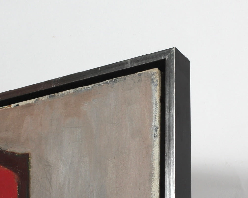 Modernist Woman with Flowers<br>1947 Oil<br><br>#52252