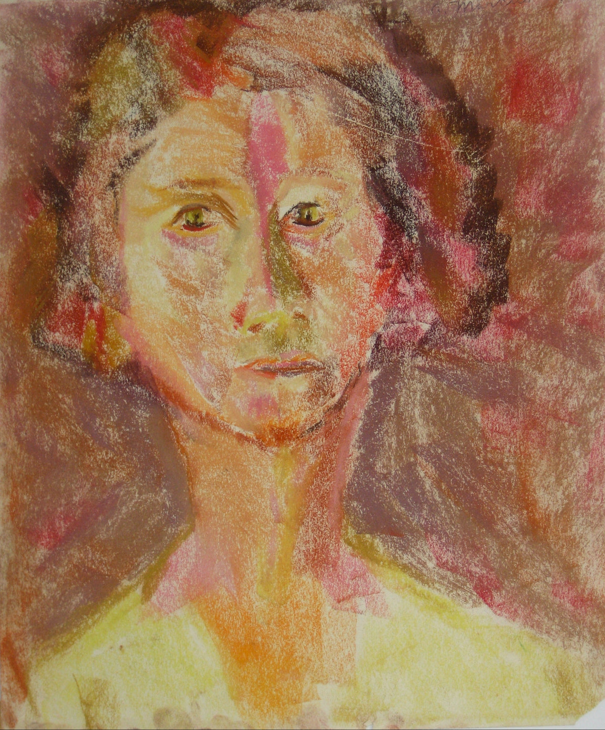Portrait in Pastel&lt;br&gt;1950-60s&lt;br&gt;&lt;br&gt;#15267
