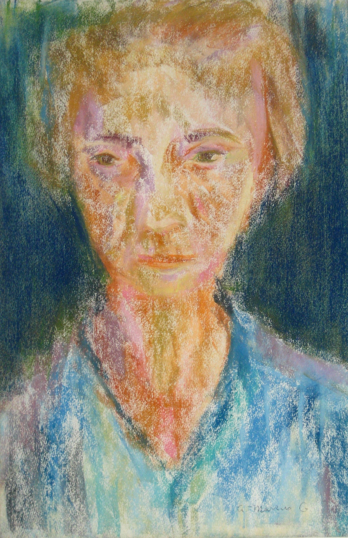 &lt;i&gt;Portrait of a Redhead&lt;/i&gt;&lt;br&gt;Pastel, 1964&lt;br&gt;&lt;br&gt;#15280