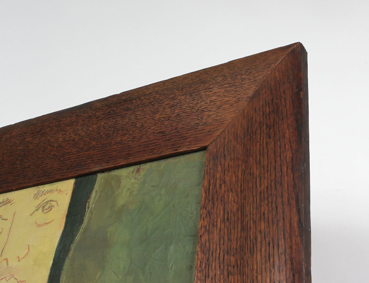 Expressionist Pair of Woman<br>Late 1940s Oil<br><br>#53112