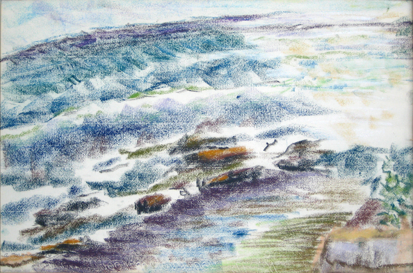 <i>San Juan, 1965</i><br>Pastel on Paper<br><br>#15364