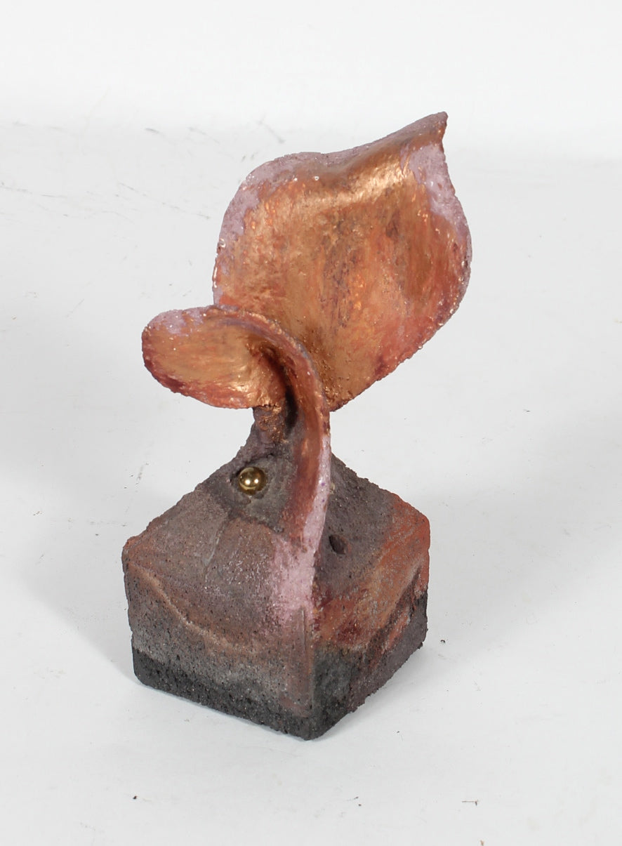 Copper-tone, Red, Brown, Black, Mixed Media Sculpture &lt;br&gt;&lt;br&gt;#54023