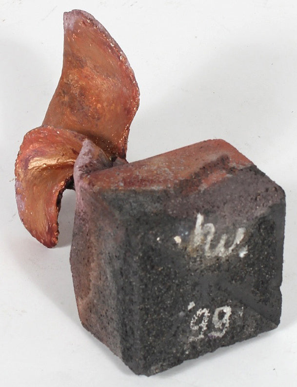 Copper-tone, Red, Brown, Black, Mixed Media Sculpture <br><br>#54023