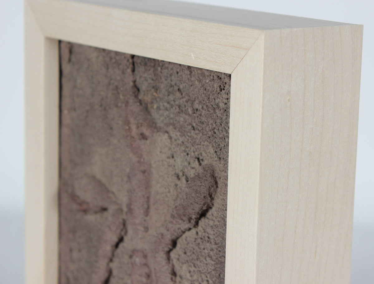 <i>Water</i> Kanji<br>Cement & Paint on Wood<br><br>#54075