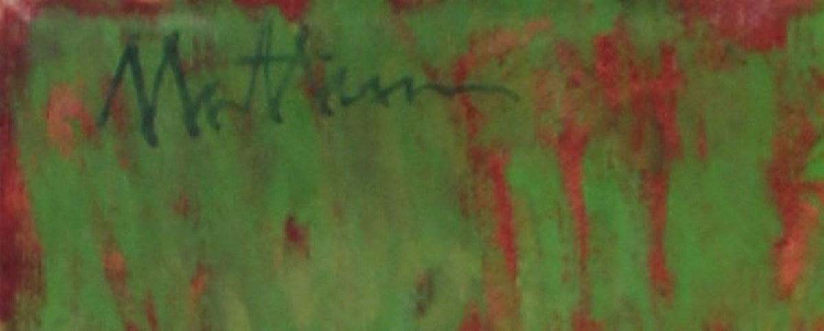 Model in the Garden <br>Late 20th Century Oil <br><br>#56560